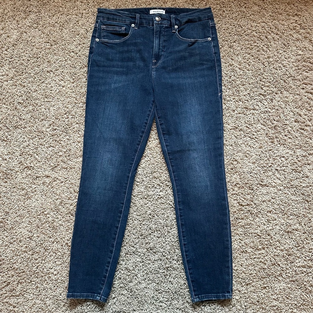 Good American good legs crop jeans